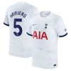 Tottenham Hotspur Hojbjerg 5 Hjemmedrakt 2023-24 Kortermet Tottenham Hotspur Hojbjerg 5 Hjemmedrakt 2023-24 Kortermet